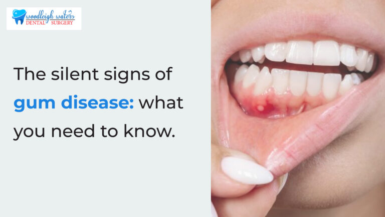 silent signs of gum disease